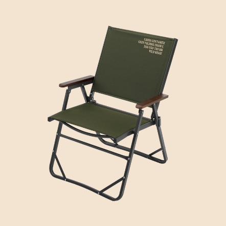 【CARGO】 工業風高背折疊椅 軍綠色